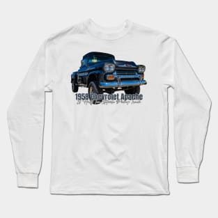 1958 Chevrolet Apache 31 Half Ton Stepside Pickup Truck Long Sleeve T-Shirt